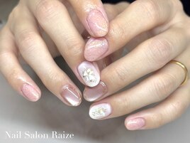 マグネットネイル/ピンクネイル