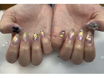 POPなくまちゃんネイル★