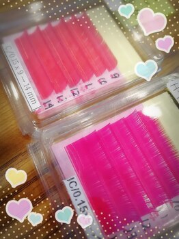 ペルシャ(Persian)/カラーエクステ ピンクカラー