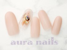アウラネイルズ(aura nails)/☆ハンドシンプルコース　¥6800