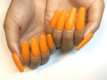 ラウト デコレーションアンドネイルサロン(Lauto Decoration&Nail Salon)/マットオレンジネイル