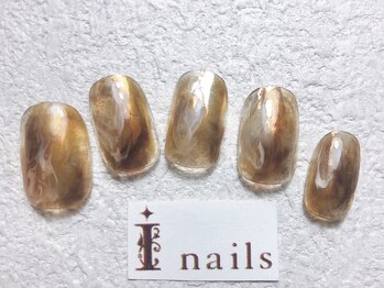 アイネイルズ 梅田店(I nails)/タイダイニュアンスミラー¥8200