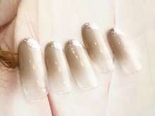 ネイルサロンフォーユー(for u)/先端ラメグラデ￥5980