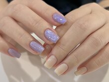 アイネイルズ 渋谷店(I nails)/【Karin.m】パープルマグネット