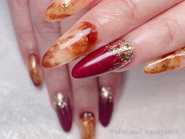 べっ甲ネイルデザイン☆