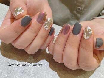 マニッシュ(Manish)/ミラー/オーロラ/くすみカラー