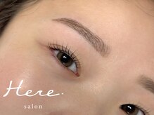 ヒア(Here.)/同時施術で垢抜け目元が叶う◎