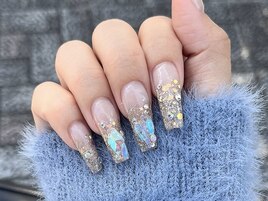 ★キラキラストーンネイル★