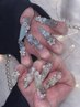 【追加料金なしでパーツ付け放題♪】チップアートパーツ　M &nbsp;¥12000