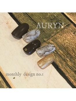 アウリン(AURYN)/2月monthly design no.1
