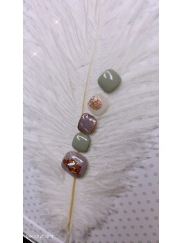 ネイルモモ(Nail MM)/フットネイル6本アート