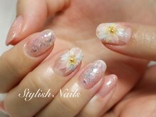 スタイリッシュネイルズ(Stylish Nails)/パステルビッグフラワー