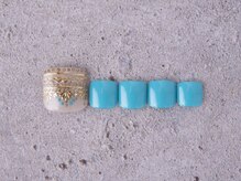 ジャミーラ(Jamila)/手描きネイル＋ワンカラー