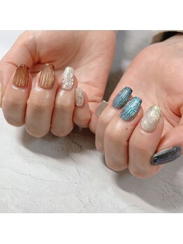 ブラン(blanc)/バカラネイル