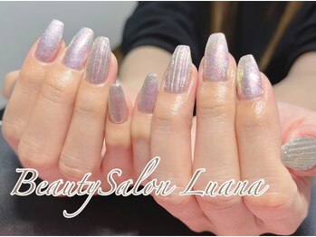 ルアナ(Luana)/ラメグリッター/秋ネイル/ピンク