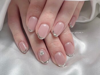 ジェナ(Jenna)/ピンク◎ガラスフレンチ