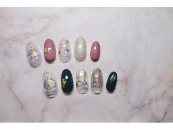 ネイルサロン ブリオン(Nail Salon Bullion)/スノードームネイル