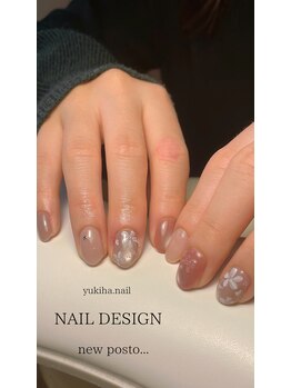 #フラワーネイル