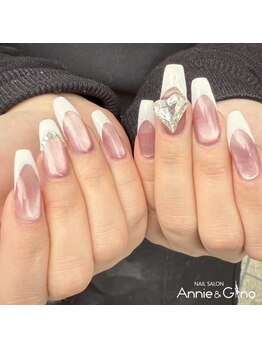 キュアバイアニーアンドジーノ(Qa by Annie&Gino)/マグネットフレンチネイル