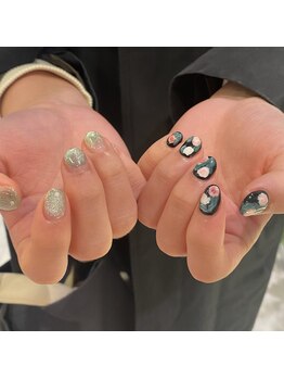 ネムノ(nemno)/ちぐはぐネイル