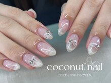 ココナッツネイル/キラキラネイル