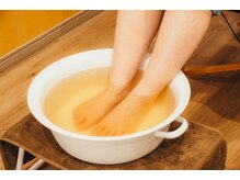 ヴェレ(Welle.)/1.足湯でリラックス