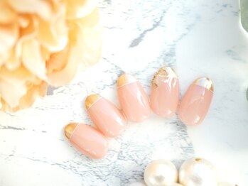 ルシェルアイ/ミラーフレンチ☆宝石☆ヌーディ