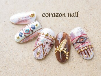 コラソンネイル(corazon nail)/HAND★120分やり放題カラフル