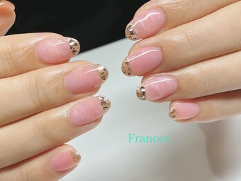 フランセス(Frances)/マーブル×先端ラメ