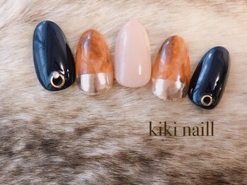 キキネイル たまプラーザ店(kikinail)/秋 上品べっ甲ネイル