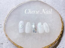 シェリーネイル(Cherie Nail)/透け感キラキラネンドネイル