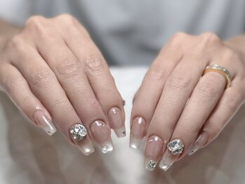 カロミ(Caromi)の写真/【大人女子に向けたネイルデザイン】上品なピンクベージュが得意☆オフィスでも派手になり過ぎず肌馴染み◎