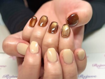 秋色マグネットネイル☆エノイ