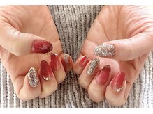 エムサロン(emusalon)/ワインレッドネイル/高崎