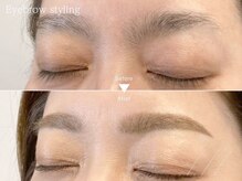 【まつ毛パーマ・パリジェンヌ・アイブロウ専門店】メリーラッシュ弘前店/美眉Wax＋HBL眉毛パーマ