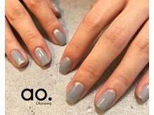 アオ おもろまち(ao.)/60min/gray Nailao.沖縄