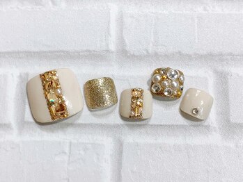 フィールネイル 天王町店(feelnail)/フットデザインコース　12500円