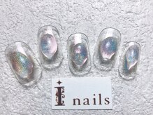 アイネイルズ 梅田店(I nails)/ぷっくりユニコーンミラー￥7700