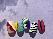 ゆびノさき イバラキシ(ibarakishi)/カラフルアート