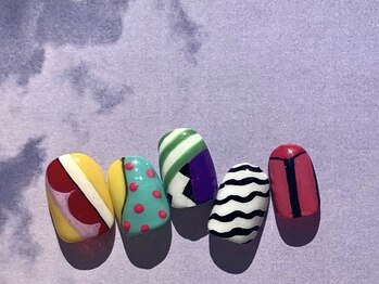 ゆびノさき イバラキシ(ibarakishi)/カラフルアート