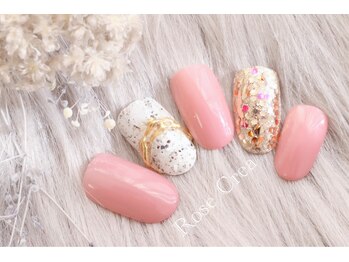 ローズクレア(Rose Crea)/砂ネイル
