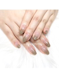 カラーグラデーションネイル♪