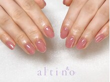 アルティノ ネイル ガーデン(altino nail garden)/シアー×ワンカラー×オフィス