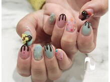 マーノ 津田沼ビート店/チョコがけネイル