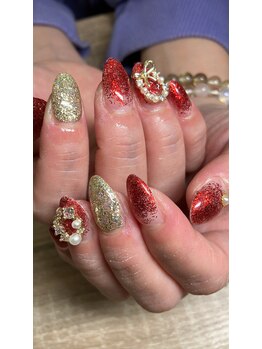 クリスマスネイル