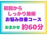 早期改善【初回からしっかり施術60分コース 】症状の改善例広島で最多