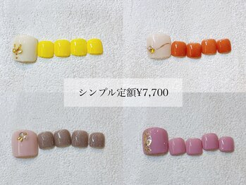 Foot シンプル定額 &nbsp;¥7,700