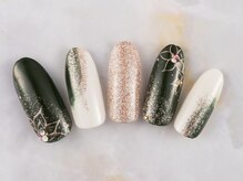 ネイルプラザ 河原町OPA店(NAIL PLAZA)/メタルフラワーネイル
