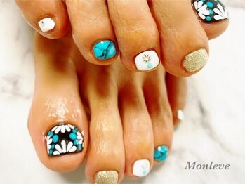 パーツビューティ モンレーブ(partsbeauty Monleve)/フットネイルやり放題