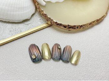 モンスリールネイル(Mon sourire nail)/【ハンド】定額アート9980円